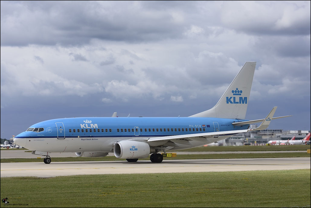 PH-BGR B737-7K2 39446/3728 KLM Royal Dutch Airlines  @ Manchester Airport - 21.06.2015  © Piti Spotter Club Verona