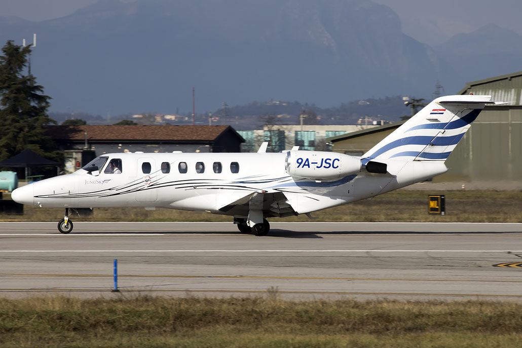 9A-JSC Ce525A 525A-0049 Jung Sky @ Aeroporto di Verona - 2016 © Piti Spotter Club Verona