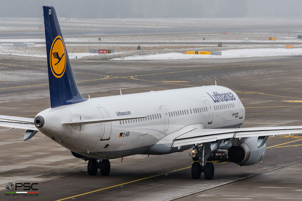 D-AIDI A321-231 4753 Lufthansa @ Zurigo Airport  21.01.2017 © Piti Spotter Club Verona
