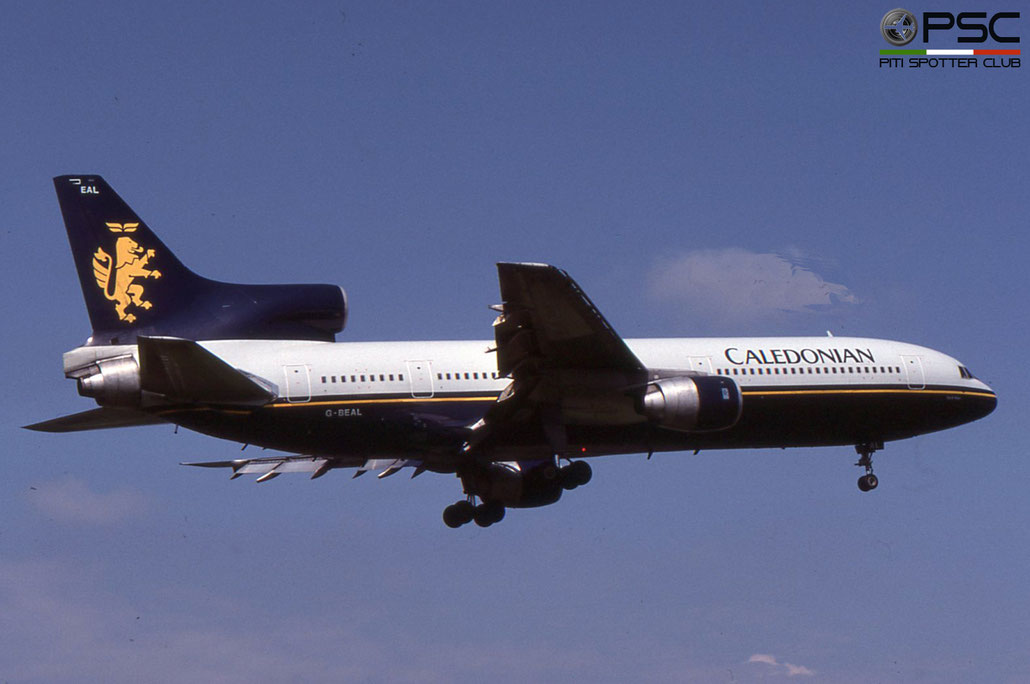 G-BEAL L-1011-50 193N-1145 Caledonian Airways © 2018 courtesy of Marco Ceschi - Piti Spotter Club Verona