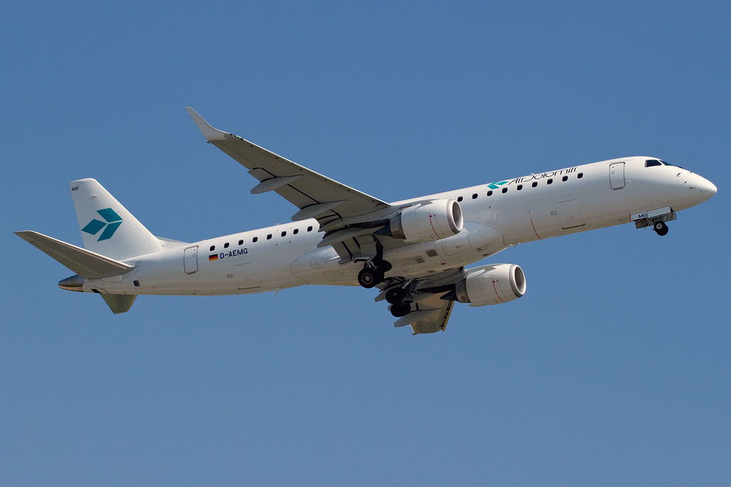 Embraer 190/195 - MSN 404 - D-AEMG  (lsd from Augsburg Airways) @ Aeroporto di Verona © Piti Spotter Club Verona