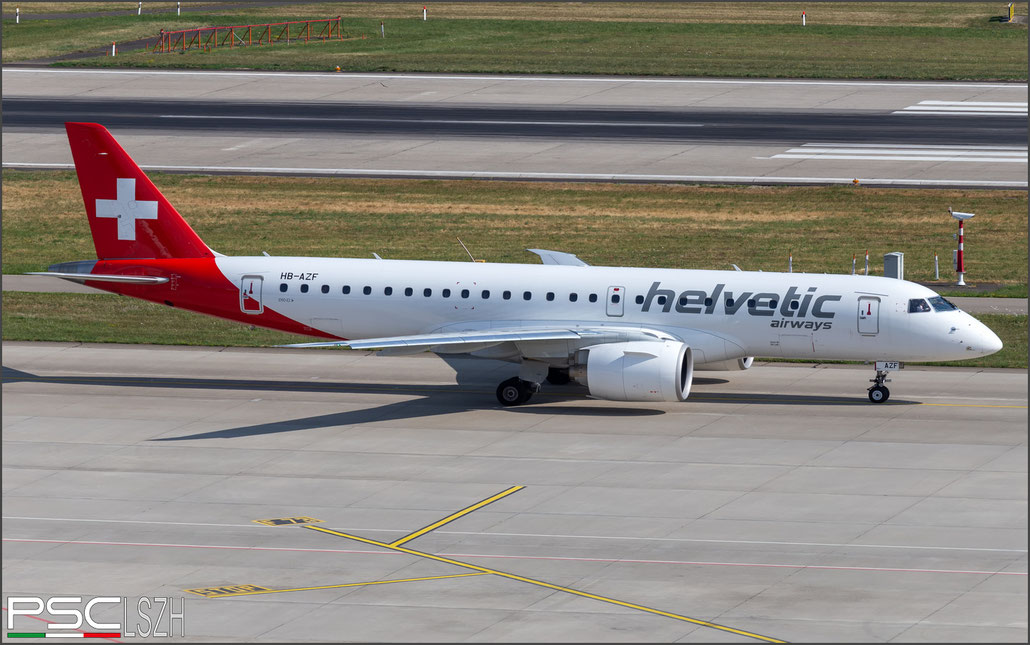 HB-AZF ERJ190E2STD 19020043 Helvetic Airways @ Zurich 07.2023 © Piti Spotter Club Verona
