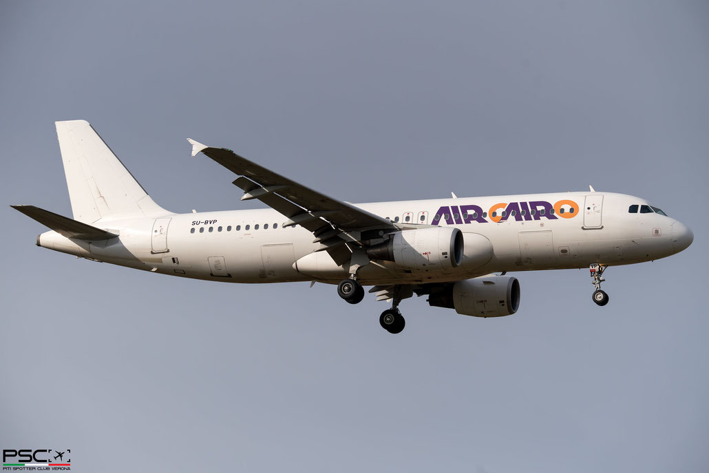 SU-BVP Airbus A320-214 4999  CFM56-5B4/3  Air Cairo (World Star Aviation Ltd.) 2012 @ Verona Villafranca 01 2026 © Piti Spotter Club Verona