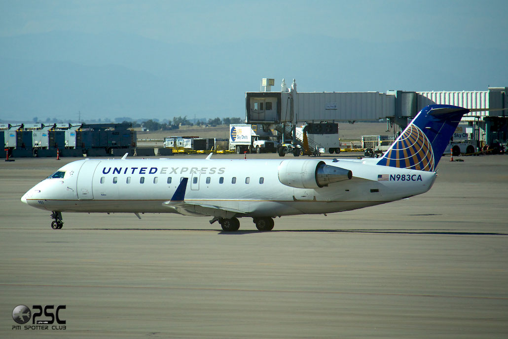 N983CA CRJ100ER 7169 SkyWest Airlines  @ Denver Airport 25.09.2014 © Piti Spotter Club Verona