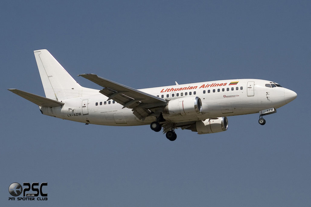 LY-AZW B737-5Q8 27629/2834 FlyLAL - Lithuanian Airlines