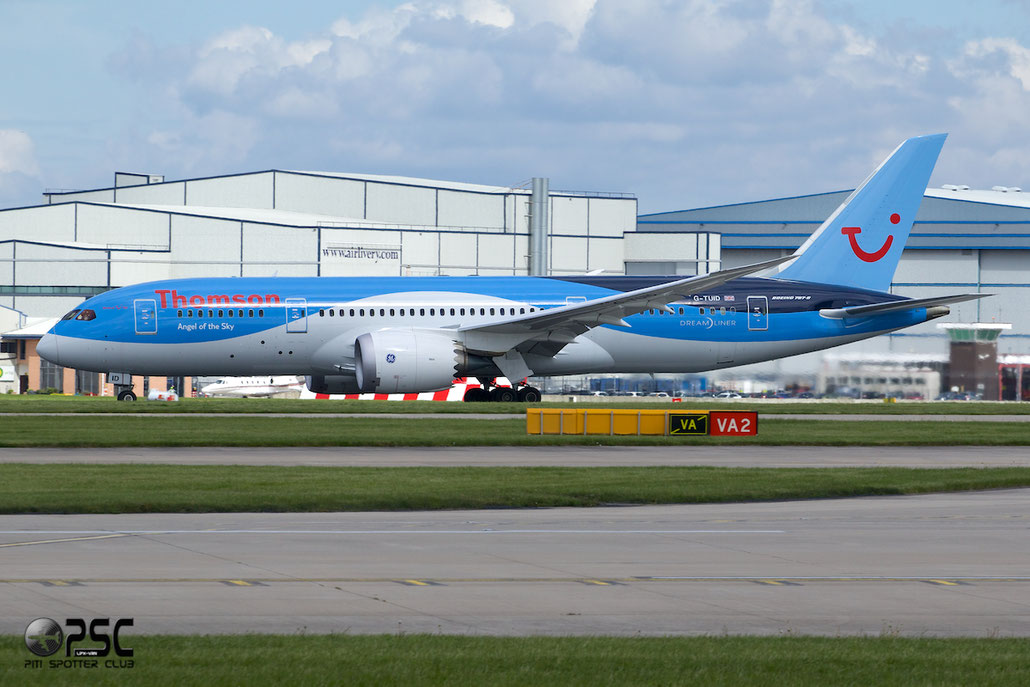 G-TUID B787-8 36424/106 Thomson Airways @ Manchester Airport 13.05.2014 © Piti Spotter Club Verona