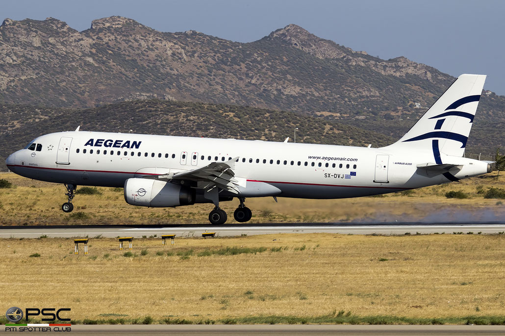 SX-DVJ  A320-232  3365  Aegean Airlines @ Athens 2019 © Piti Spotter Club Verona 