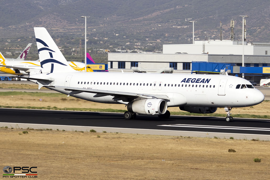SX-DGV  A320-232  1856  Aegean Airlines  @ Athens 2019 © Piti Spotter Club Verona 