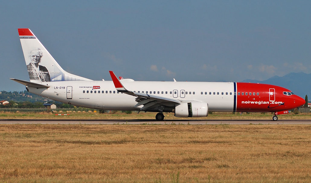LN-DYB B737-8JP 39163/3054 Norwegian @ Aeroporto di Verona 22.08.2018  © Piti Spotter Club Verona