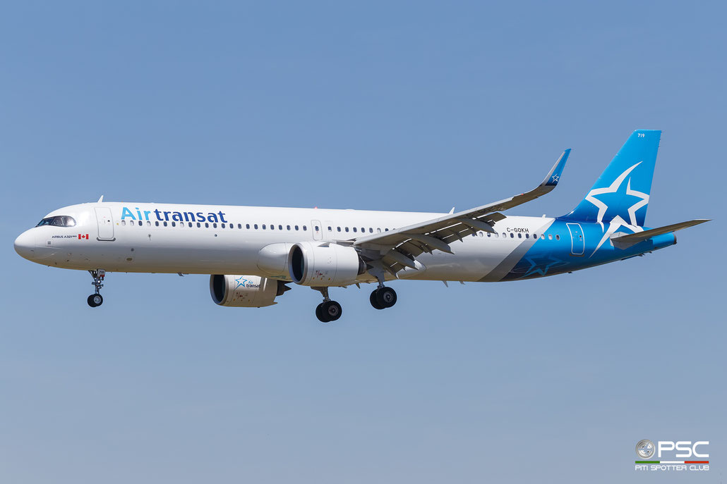 C-GOKH Airbus A321-271NX 11932  PW1133G-JM 719 Air Transat (SMBC Aviation Capital) 2024 @ Barcellona BCN 05 2026 © Piti Spotter Club Verona