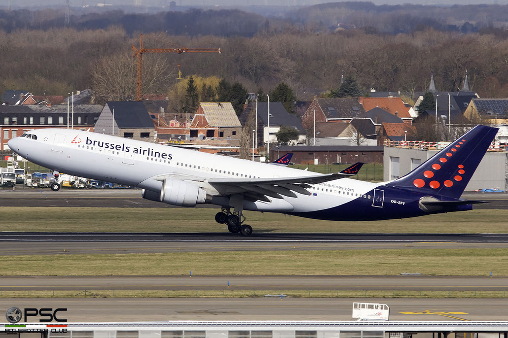 OO-SFY A330-223 229 Brussels Airlines @ Bruxelles Airport 14.03.2018 © Piti Spotter Club Verona