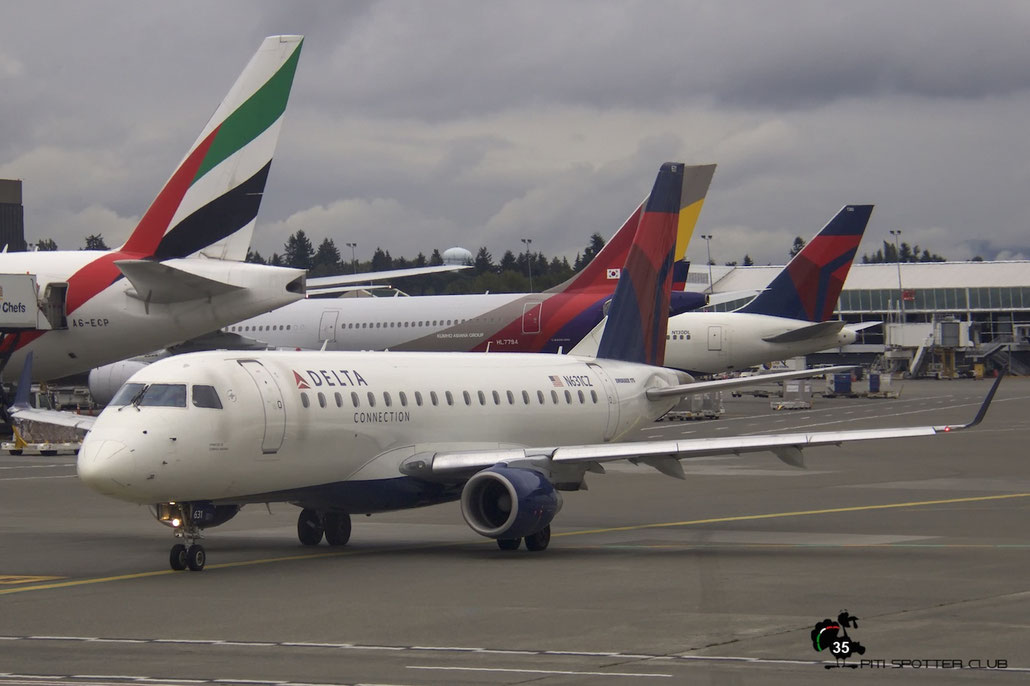 N631CZ ERJ175LR 17000239 Compass Airlines @ Seattle Tacoma Airport 25.09.2015 © Piti Spotter Club Verona