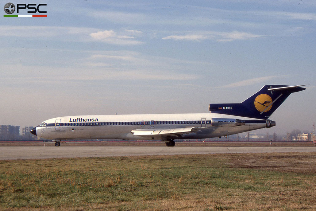 D-ABKN B727-230 21618/1404 Lufthansa © 2018 courtesy of Marco Ceschi - Piti Spotter Club Verona
