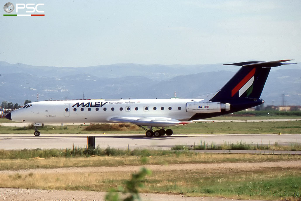 HA-LBR 63580 Tu-134A HA-LBR MALÉV © 2018 courtesy of Marco Ceschi - Piti Spotter Club Verona