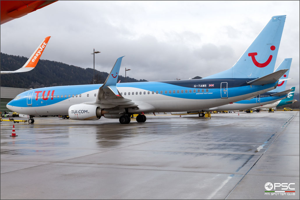 G-TAWR B737-8K5 37256/4416 TUI Airways @ Innsbruck 02.2023 © Piti Spotter Club Verona