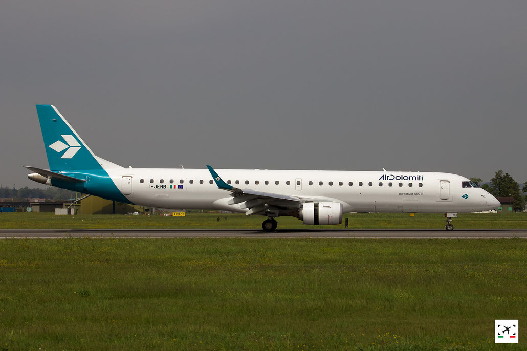 I-JENB Embraer ERJ 195 LR 19000320  CF34-10E6  Air Dolomiti 2009  @ Aeroporto di Verona 04 2024 © Piti Spotter Club Verona