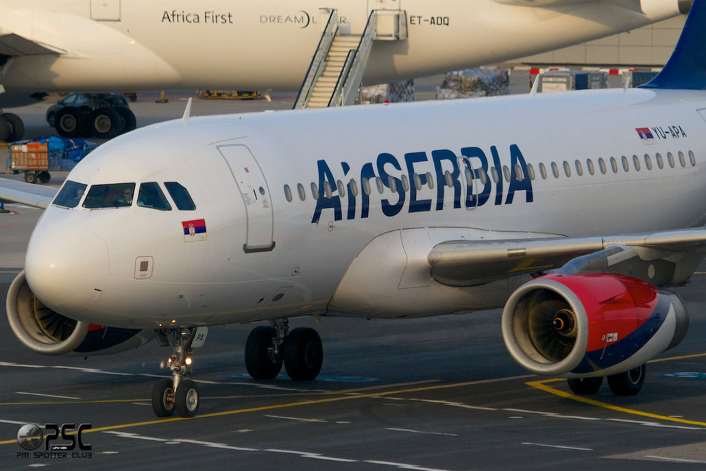 YU-APA A319-132 2277 Air Serbia @ Frankfurt Airport 25.07.2014 © Piti Spotter Club Verona