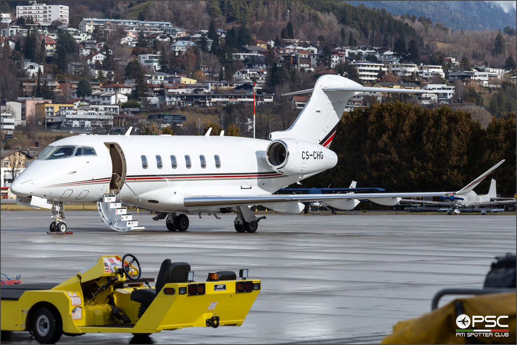 CS-CHG CL-350 20699 NetJets Europe @ Innsbruck 02.2023 © Piti Spotter Club Verona