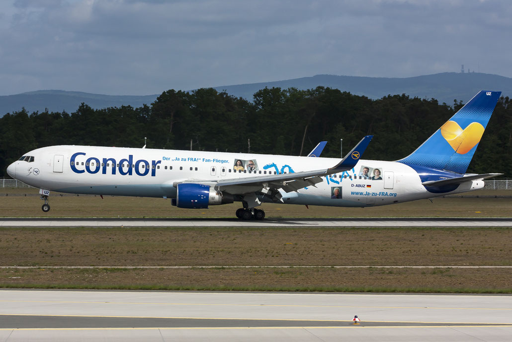 D-ABUZ B767-330ER 25209/382 Condor Flugdienst @ Frankfurt Airport 08.05.2015 © Piti Spotter Club Verona