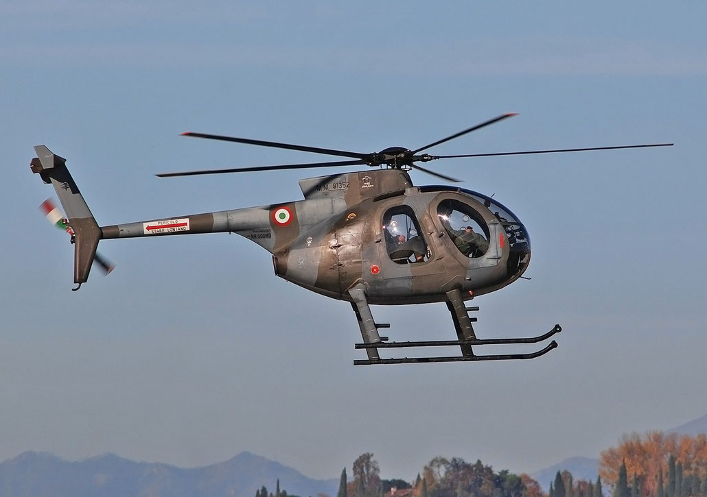 MM81352   NH500MD  BH-11  615ª SC @ Aeroporto di Verona   © Piti Spotter Club Verona