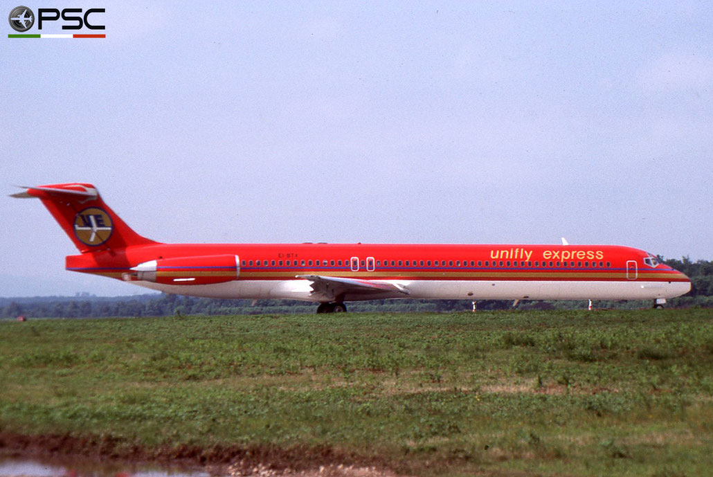 EI-BTX MD-82 49660/1445 Unifly Express © 2018 courtesy of Marco Ceschi - Piti Spotter Club Verona