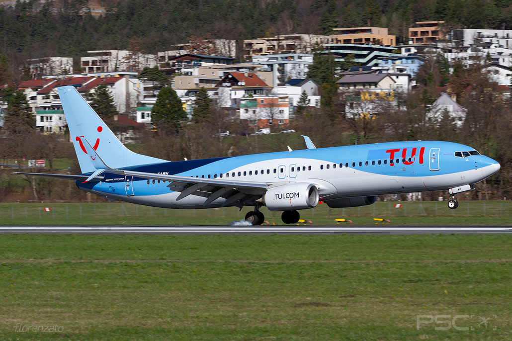 G-TAWH B737-8K5 38107/3997 TUI Airways @ Innsbruck 03.2024 © Piti Spotter Club Verona