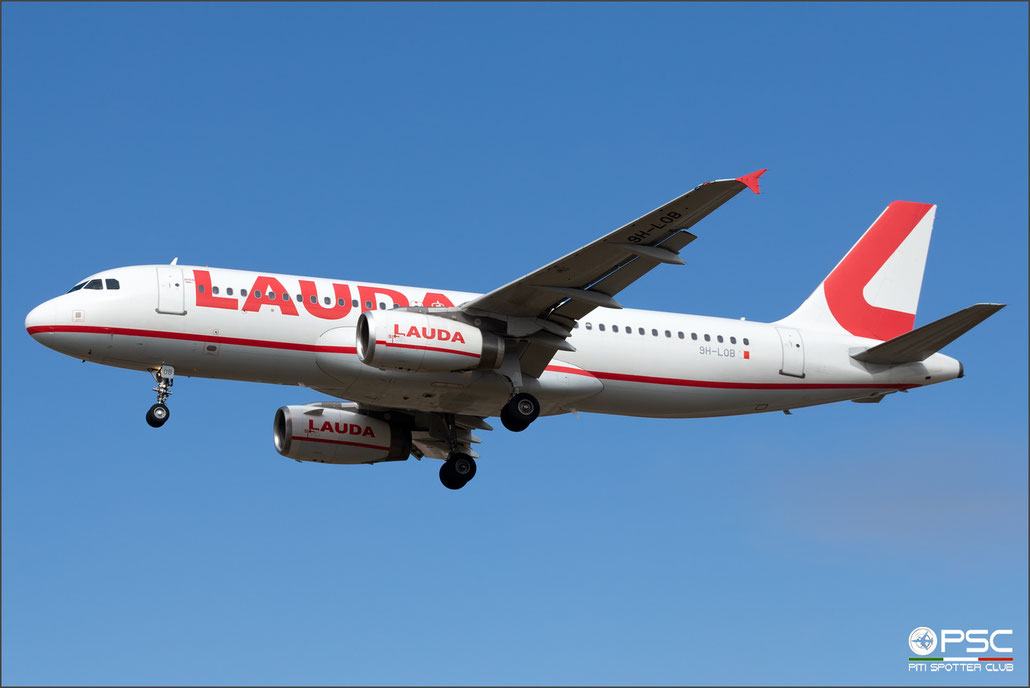 9H-LOB A320-232 2928 Lauda Europe @ Barcelona 04.2023 © Piti Spotter Club Verona