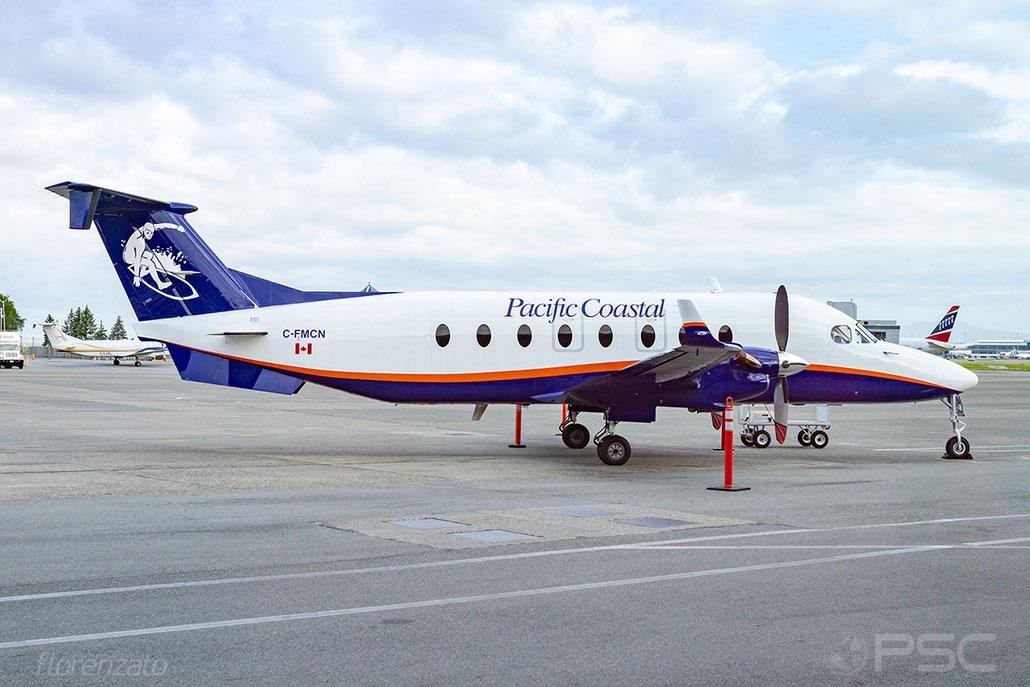 C-FMCN Beech 1900D UE-20 Pacific Coastal Airlines @ Vancouver Airport 05.2018 © Piti Spotter Club Verona