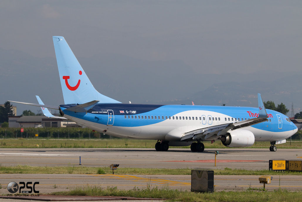 G-TAWF B737-8K5 37244/3955 Thomson Airways