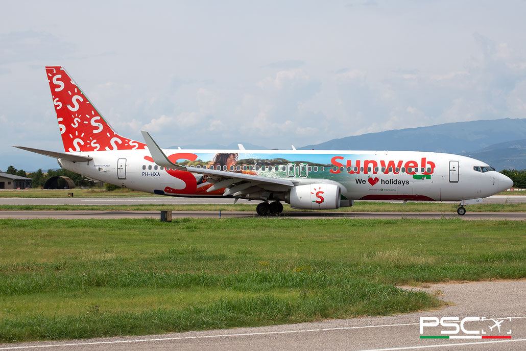 PH-HXA Boeing 737-8K2 62149 5799 cfm56-7BE  Transavia 2016 @ Aeroporto di Verona 08 2024 © Piti Spotter Club Verona