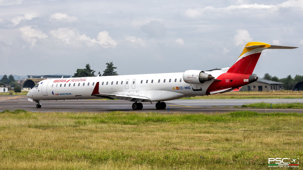 EC-MNQ Bombardier CRJ-1000 19051  CF34-8C5A2  Air Nostrum>IBERIA Regional 2016  @ Aeroporto di Verona 07 2025 © Piti Spotter Club Verona