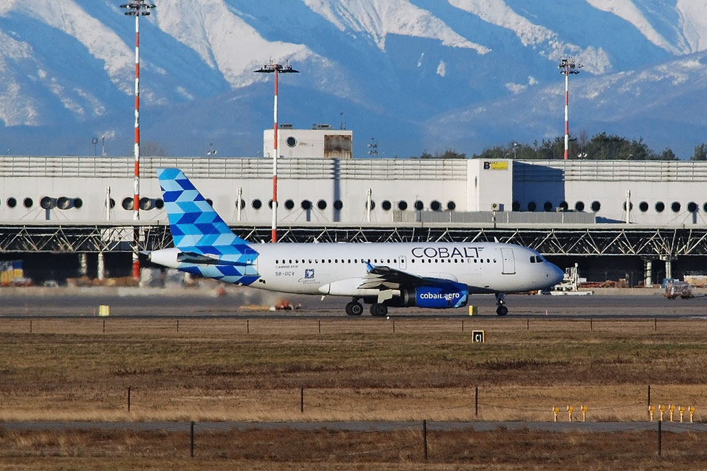 5B-DCV A319-132 2032 Cobalt @ Milano Malpensa Airport 29.12.2017 © Piti Spotter Club Verona