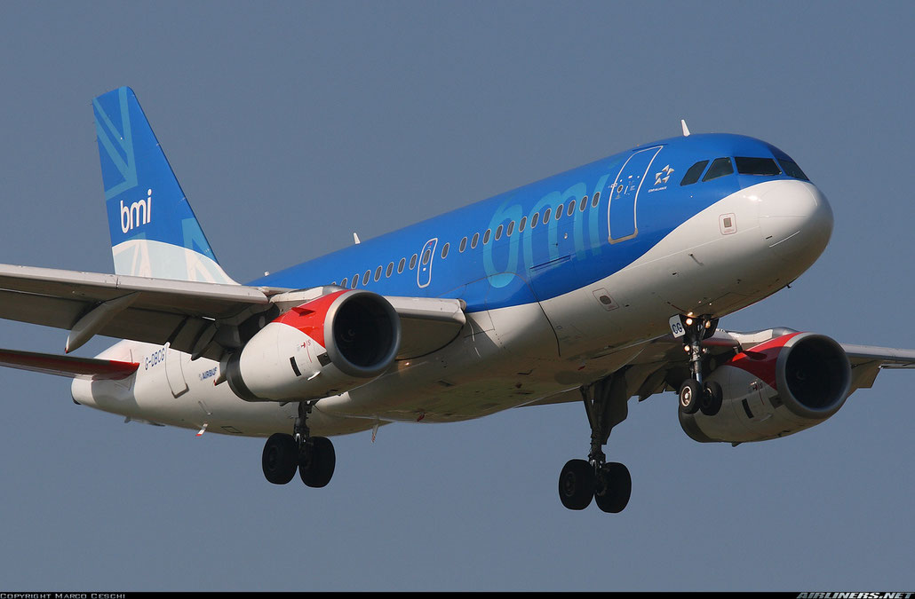 G-DBCG A319-131 2694 BMI - British Midland International @ Aeroporto di Verona © Piti Spotter Club Verona