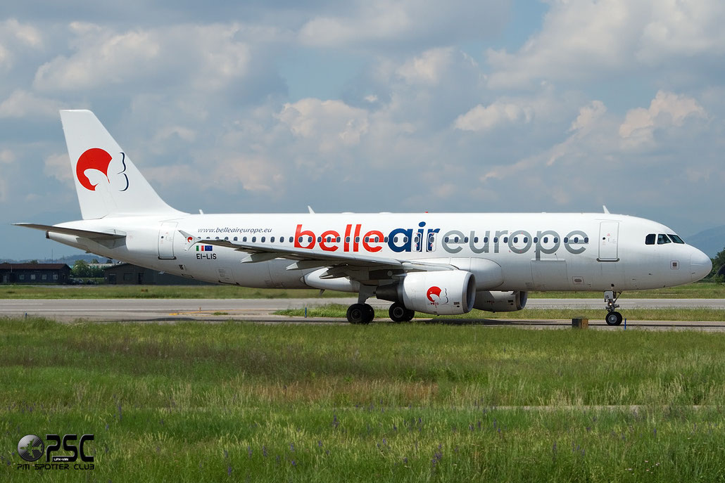 EI-LIS A320-214 3492 Belle Air Europe