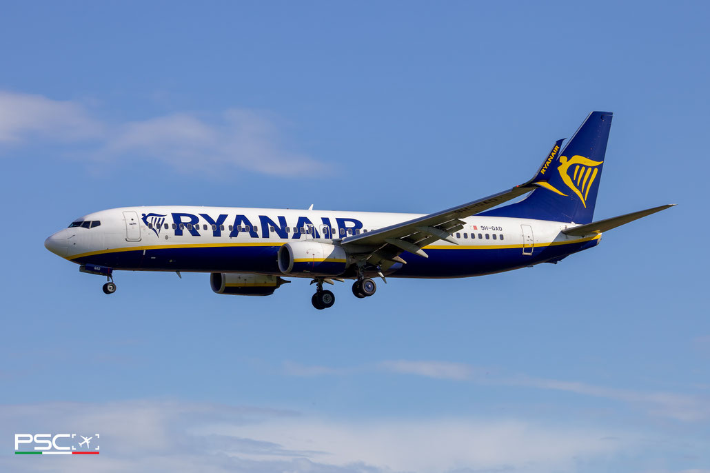 9H-QAD Boeing 737-800 44813 6751 cfm56-7B26  Malta Air>Ryanair 2017  @ Aeroporto di Verona 08 2025 © Piti Spotter Club Verona