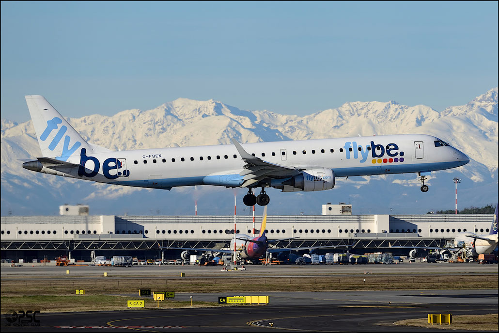 G-FBEN ERJ195LR 19000213 Flybe - British European  @ Milano Malpensa Airport 25.01.2014 © Piti Spotter Club Verona