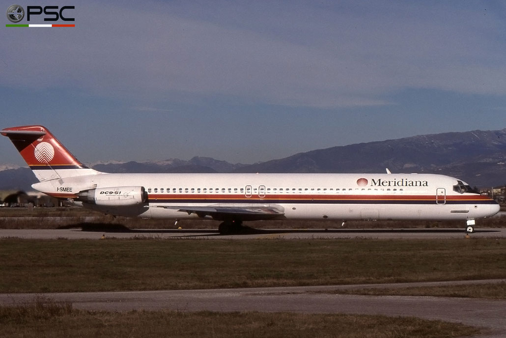 I-SMEE  DC-9-51  47656/783  Meridiana  @ Aeroporto di Verona © Piti Spotter Club Verona 