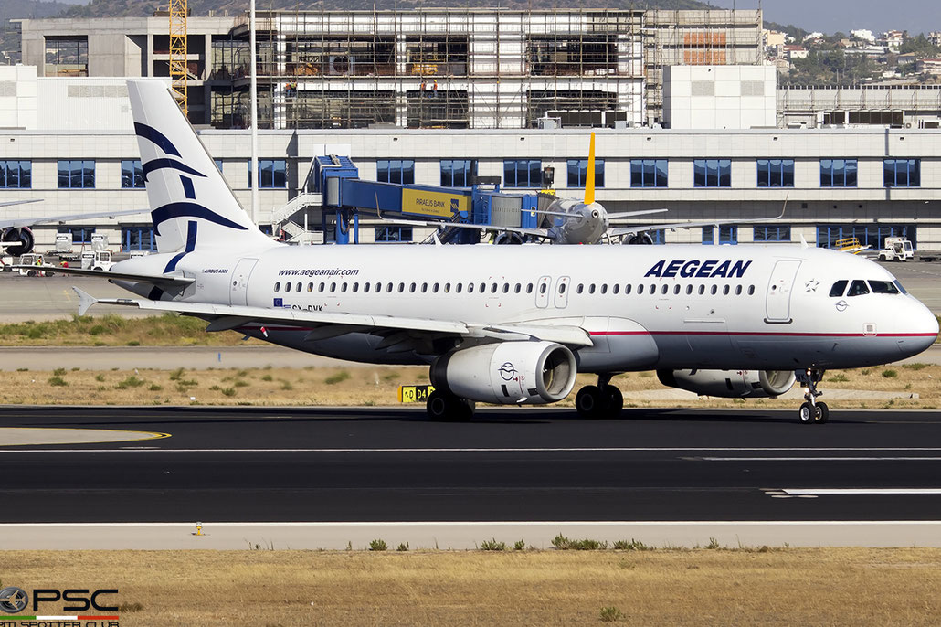 SX-DVK  A320-232  3392  Aegean Airlines @ Athens 2019 © Piti Spotter Club Verona 