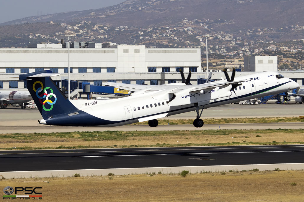 SX-OBF  DHC-8-402  4318  Olympic Air  @ Athens 2019 © Piti Spotter Club Verona 