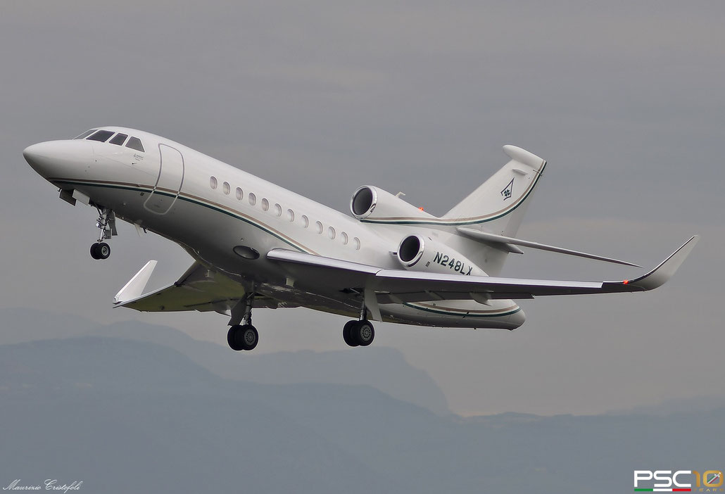 N248LX Falcon 900LX 248 Watsco Holdings Inc. @ Aeroporto di Verona 06.2019  © Piti Spotter Club Verona