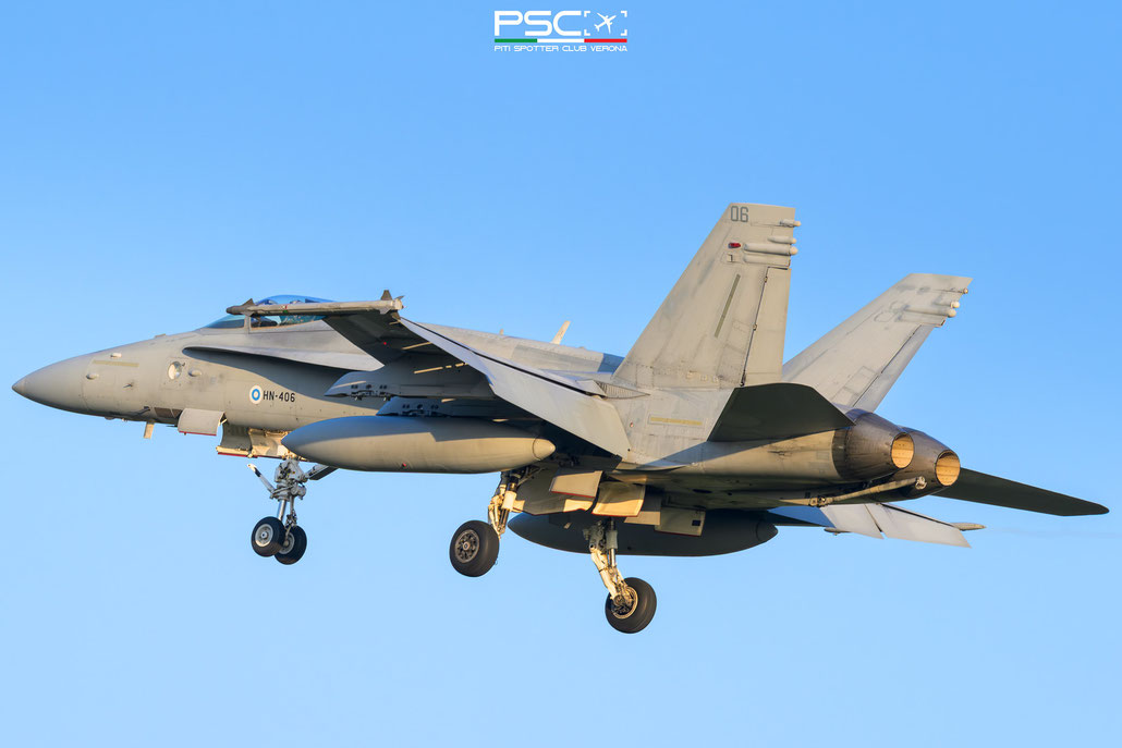 HN-406  F/A-18C 1307/FNC006 HävLLv 31 @ Leeuwarden Air Base 04 2025 © Piti Spotter Club Verona