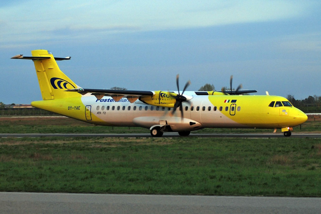 OY-YAE ATR72-212A 705 Mistral Air @ Aeroporto di Verona 02.04.2017  © Piti Spotter Club Verona