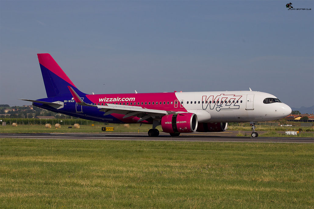 9H-WAN A320-271N 10192 Wizz Air Malta @ Aeroporto di Verona - 08/2023  © Piti Spotter Club Verona