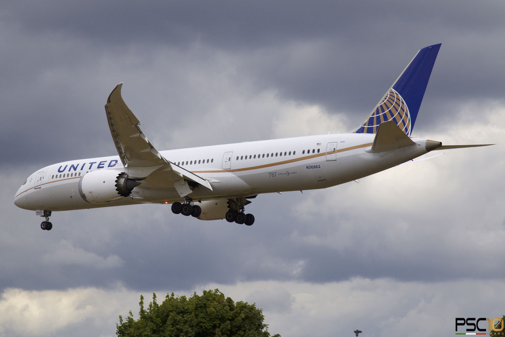 N36962  B787-9  35880/365  United Airlines  @ London Heathrow © 2022 Piti Spotter Club Verona