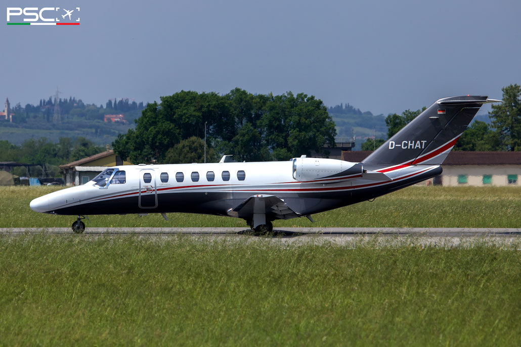D-CHAT Cessna 525B CitationJet 3+ 525B0640  FJ44-3A  E-Aviation 2021 @ Aeroporto di Verona 05 2025 © Piti Spotter Club Verona