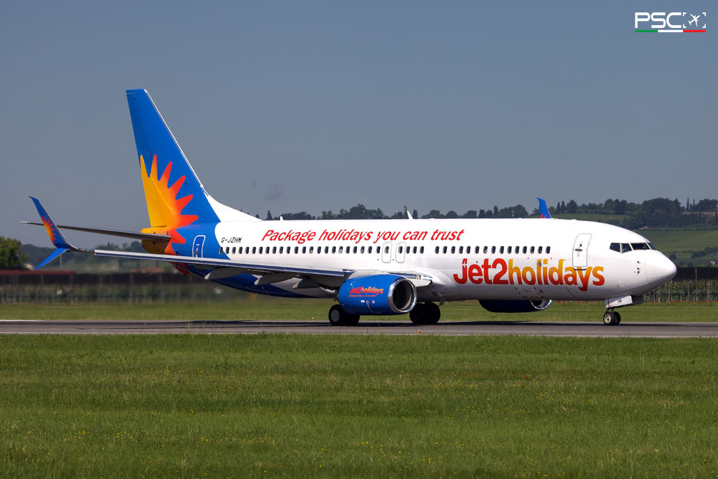 G-JZHM Boeing 737-800 63570 6150 cfm56-7B26E  Jet2 2016 @ Aeroporto di Verona 06 2024 © Piti Spotter Club Verona