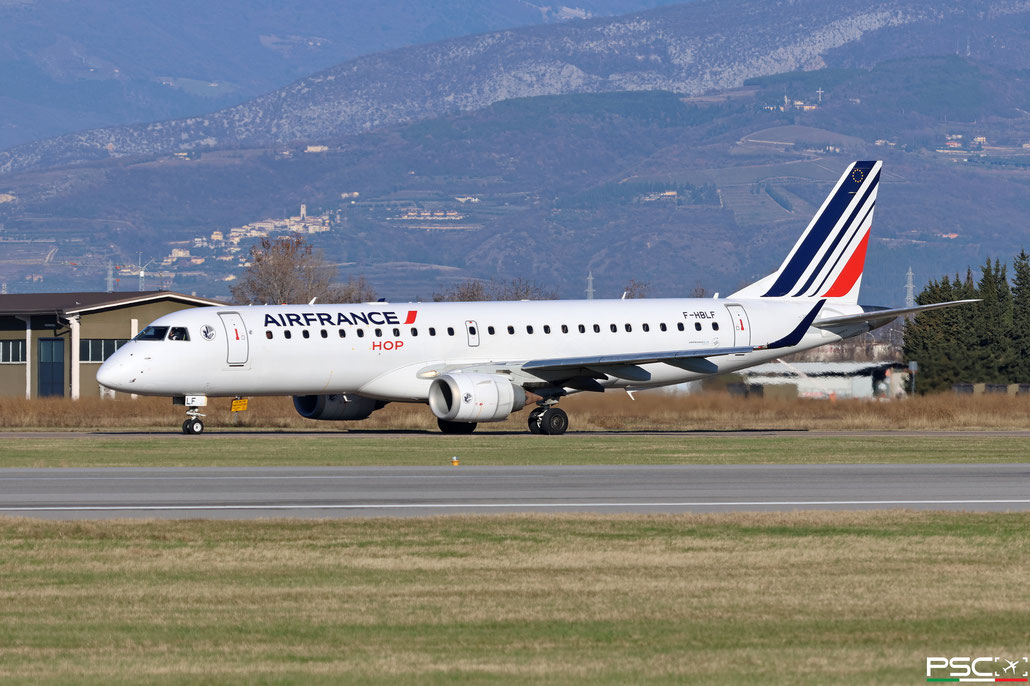 F-HBLF Embraer ERJ 190 LR 19000158  CF34-10E7  Air France Hop (TrueNoord Regional Aircraft Leasing) 2008  @ Verona Villafranca 12 2025 © Piti Spotter Club Verona