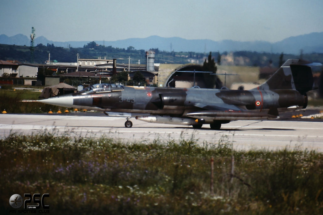 Gli F-104 del Terzo Stormo: 3-43 -  @ Aeroporto di Verona   © Piti Spotter Club Verona