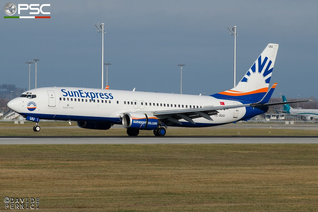 TC-SUU B737-86Q 30274/845 SunExpress @ Munich Airport 13.12.2015 © Piti Spotter Club Verona