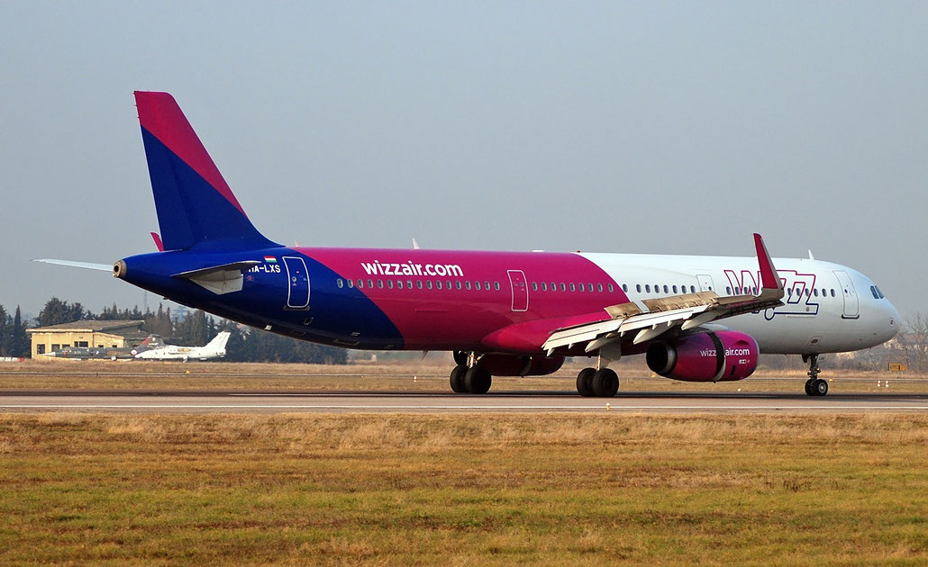 HA-LXS A321-231 7702 Wizz Air @ Aeroporto di Verona 27.01.2018  © Piti Spotter Club Verona
